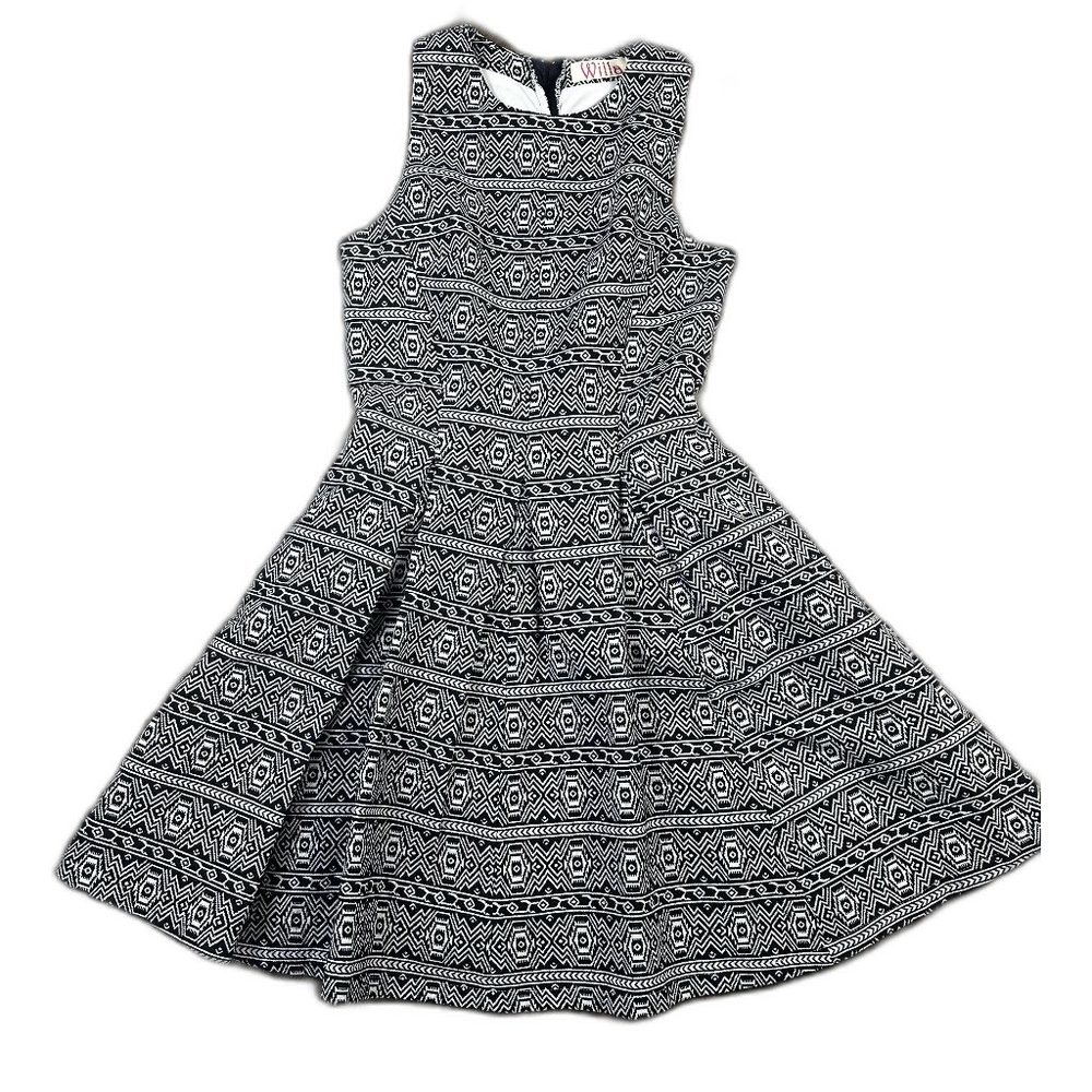 Willa Mini Dress | Aztec Pattern size S